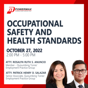 Occupational Safety And Health Standards Powermax Consulting Group Inc