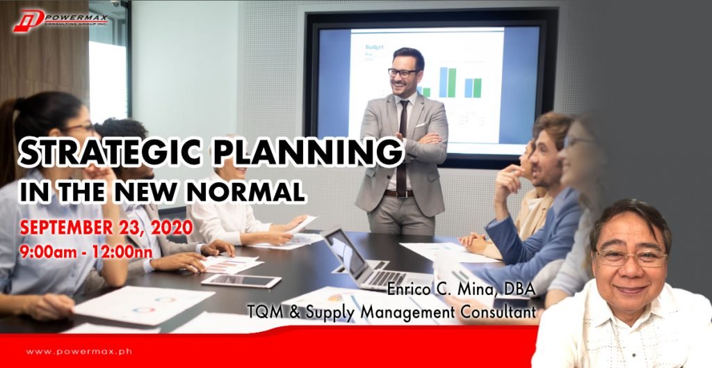 STRATEGIC PLANNING IN THE NEW NORMAL