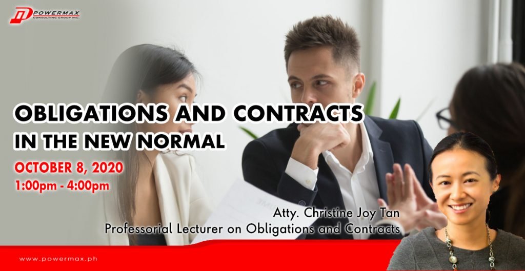 OBLIGATIONS AND CONTRACTS IN THE NEW NORMAL