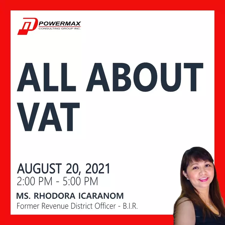 August 20 - All About VAT