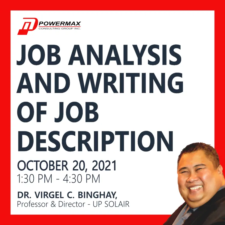 Conducting Job Analysis and Writing of Job Descriptions