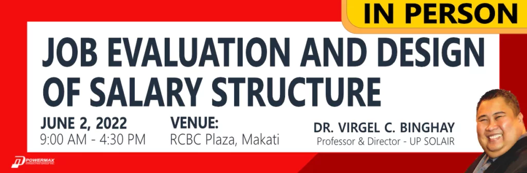 Job Evaluation and Design of Salary Structure