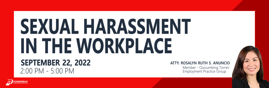 SEXUAL HARASSMENT IN THE WORKPLACE