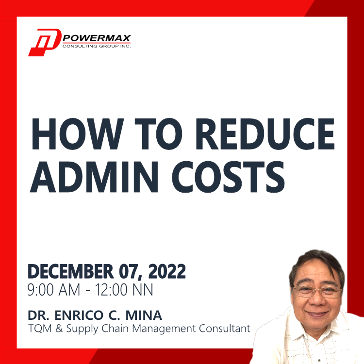 HOW TO REDUCE ADMIN COST