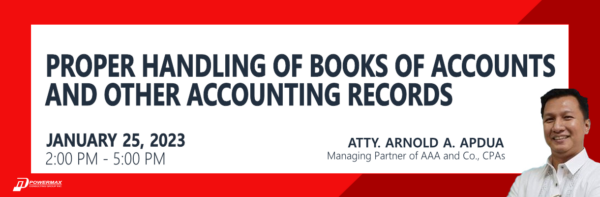 Proper Handling of Books of Accounts and other Accounting Records_1