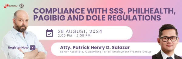 Compliance with SSS, PhilHealth, PAGIBIG and DOLE Regulations